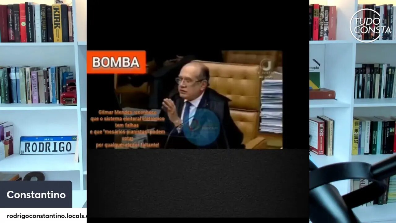 Sem as imagens, Globo resolve "ilustrar" o ministro como vítima