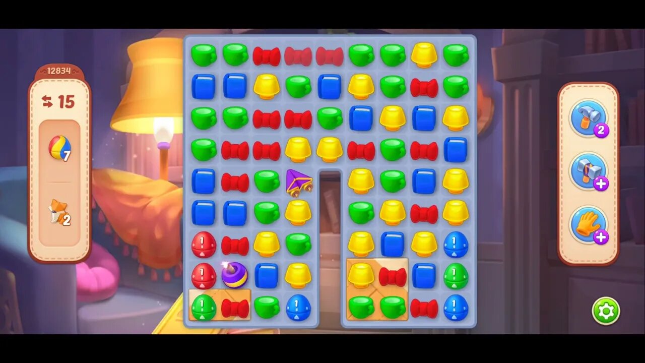 Playrix Homescapes Gameplay Walkthrough Level 12834