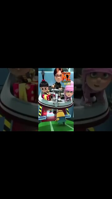 Minions ride at Universal Orlando Resort! 🍌🍌 #shorts