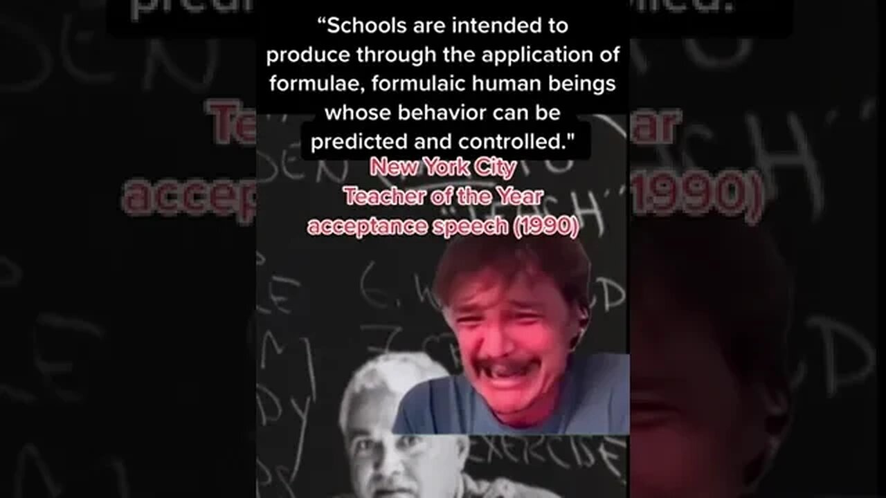 A TEACHER OF THE YEAR SAID WHAT?! 😱SCHOOL IS DUMBING US DOWN THEORY #quotes #shorts