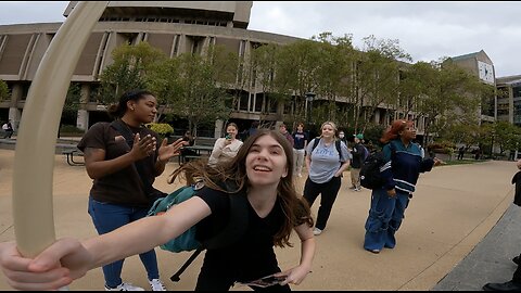 Cleveland State: Spirit of Confusion on Professing Christian, 1 Sinner Grabs My Banner, Ferocious Wind Snaps My Banner Frame, I Rebuke the Wind in Jesus' Name and It Dies Down, Perverts, Hypocrites Gather To Blaspheme Yah, Wild Day!