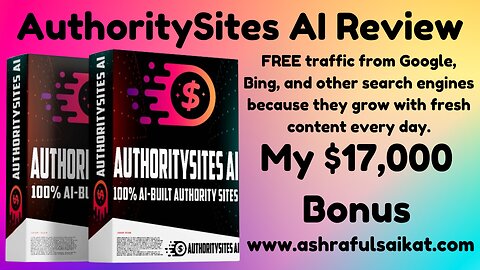 AuthoritySites AI Review - Create Automated Affiliate Sites (By Igor Burban)