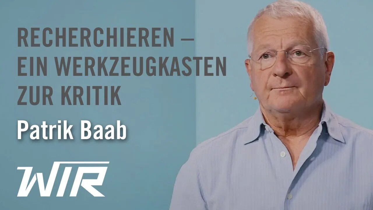 Patrik Baab: Recherchieren – Ein Werkzeugkasten zur Kritik der herrschenden Meinung