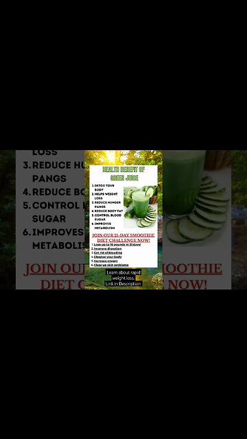 How to make green detox smoothie | Weight loss healthy benefits of green juice #shorts