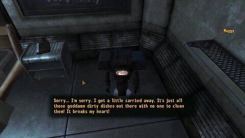 I met a tiny securitron called Muggy!! (Fallout: New Vegas)