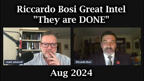 Riccardo Bosi Great Intel 'They are DONE'