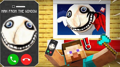 Don’t Call MAN FROM THE WINDOW At 3 AM! - Minecraft