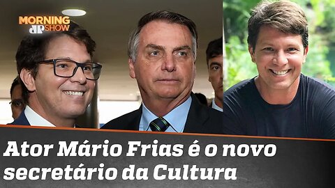 O novo secretário da Cultura + malharam a Folha por foto e título de matéria