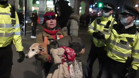 PROTESTER BRINGS HER DIYING DOG TO PROTEST PART 2 #killthebill