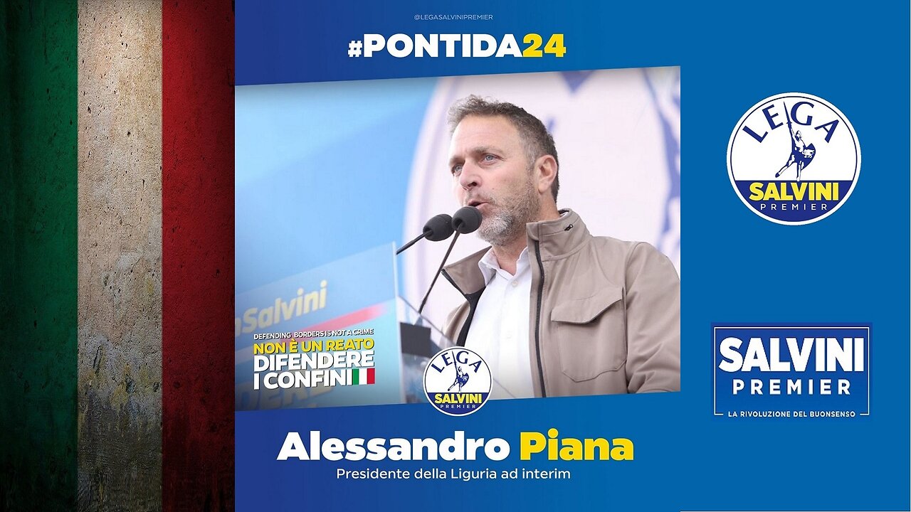🔴 Alessandro Piana - #Pontida #Pontida2024