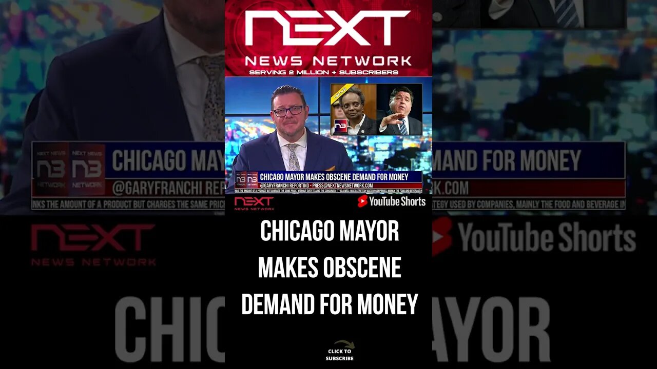 Chicago Mayor Makes Obscene Demand For Money #shorts