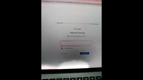 when you wrong enter password google