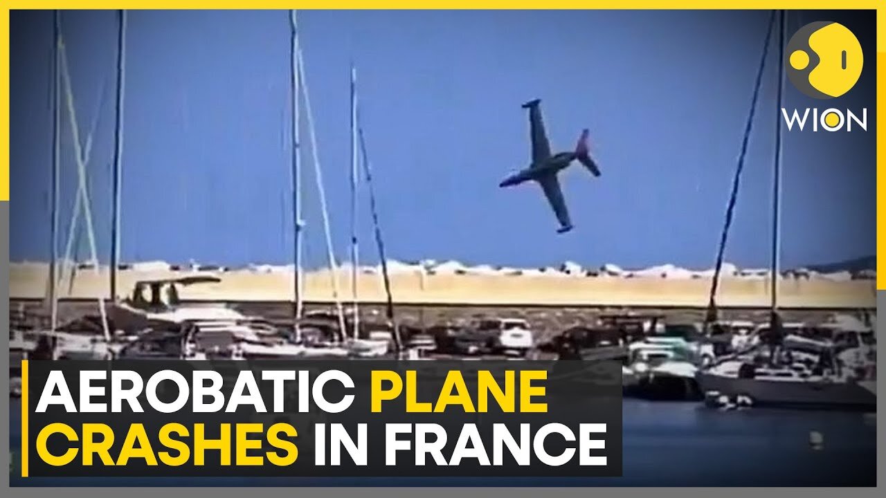 Pilot dies after his plane crashes into sea during French airshow | Latest News | WION