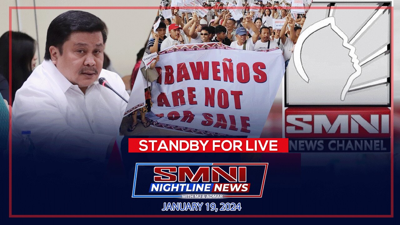 SMNI Nightline News with Admar Vilando and Jade Calabroso| January 19, 2024