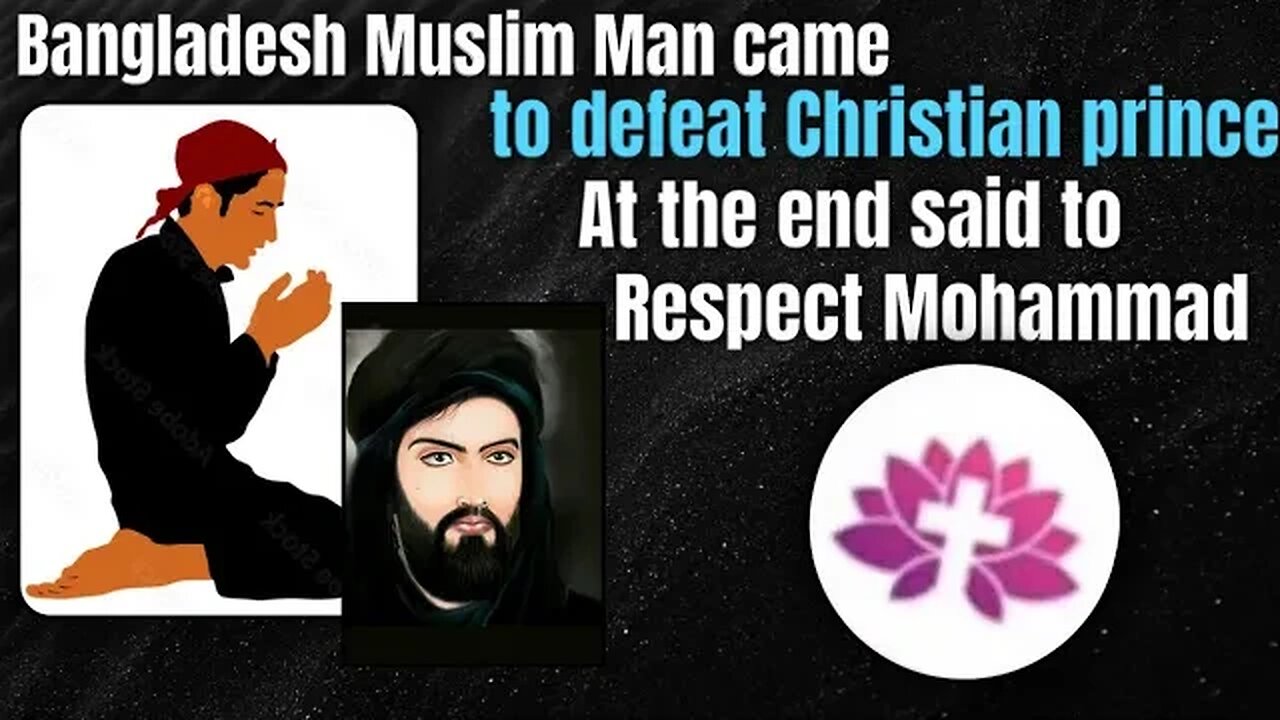 Bangladesh Muslim debates Christian Prince and at the saying to respect Mohammed