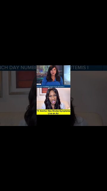 TV Anchor Has Stroke Live On Air 😞. #shorts