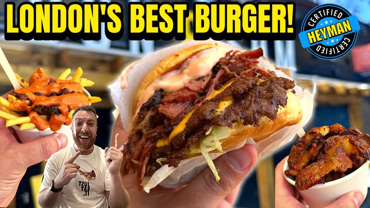 London's BEST Burger + MASSIVE Surprise l & Testing A Content Creators Food! Exclusive New Item