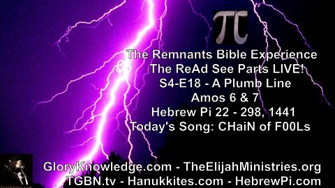 S4/E18 - A Plumb Line - The ReAd See Parts LIVE!