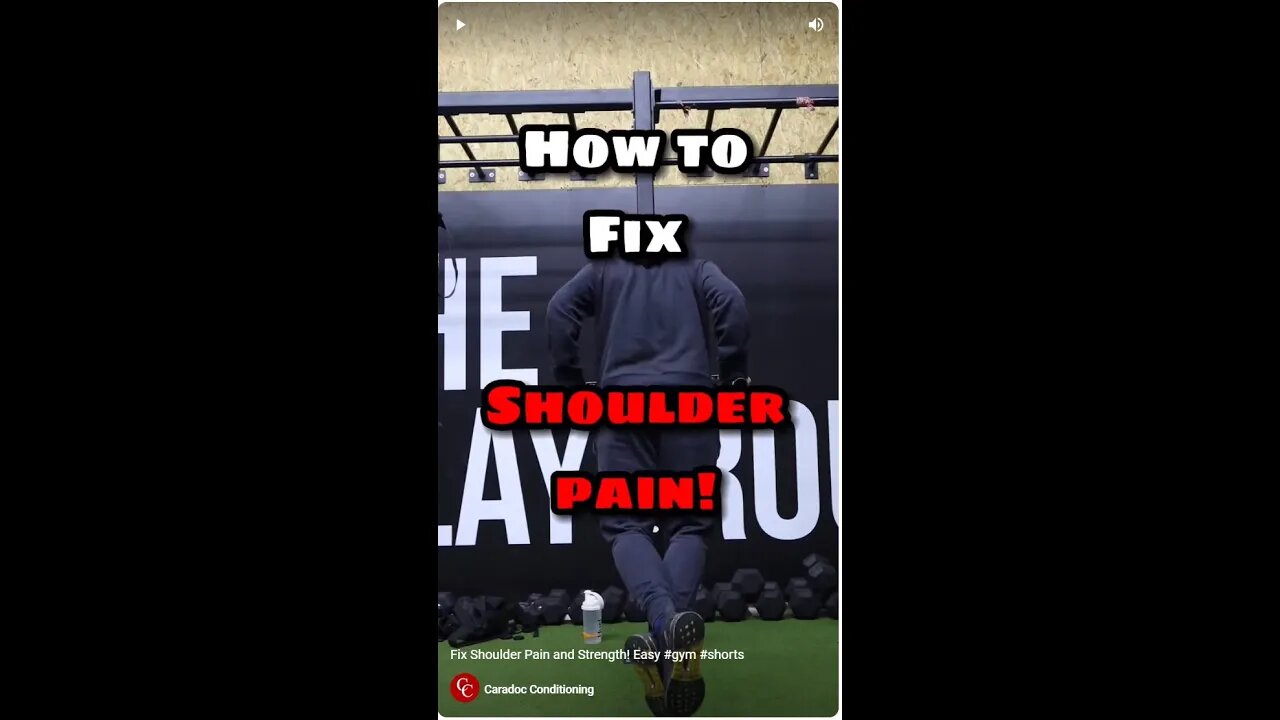 Fix Shoulder Pain and Strength! Easy #gym #shorts