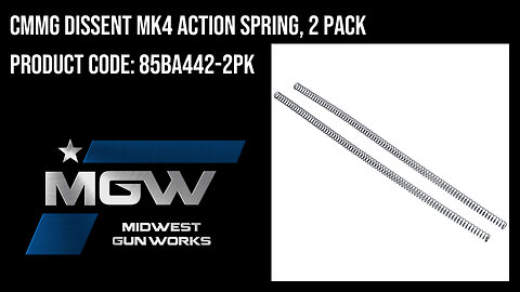 CMMG Dissent MK4 Action Spring, 2 Pack - 85BA442-2PK