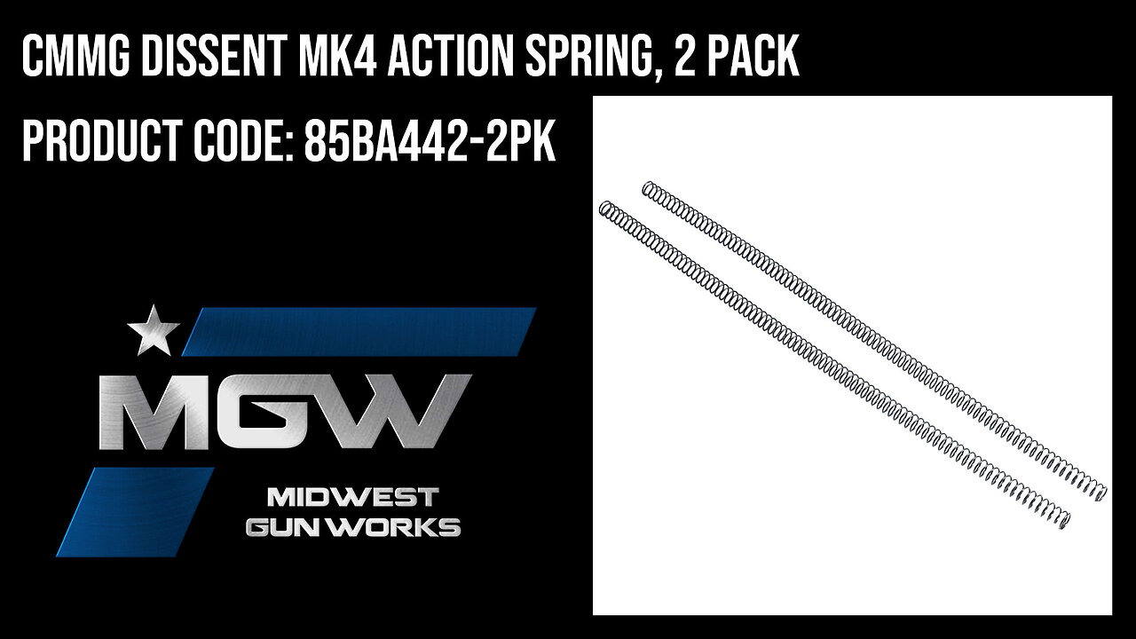 CMMG Dissent MK4 Action Spring, 2 Pack - 85BA442-2PK