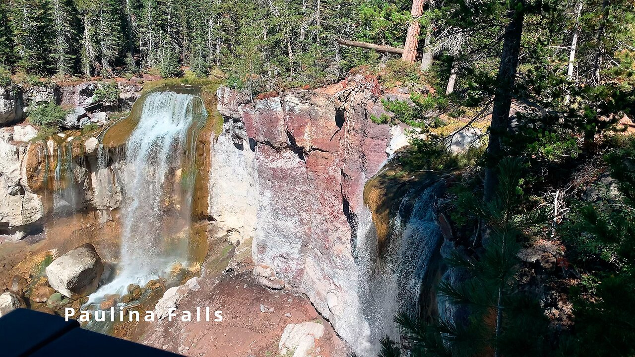 Paulina Falls & Creek @ Paulina Lake! | Newberry National Volcanic Monument | Central Oregon | 4K