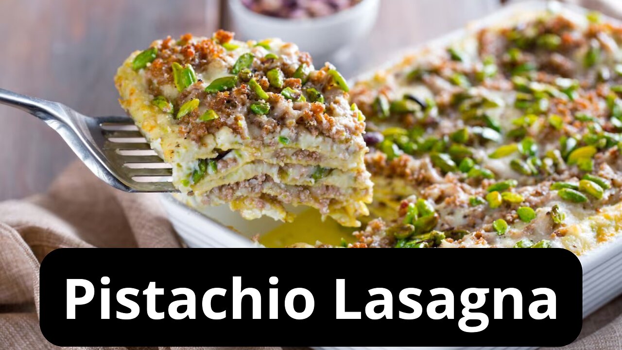 Pistachio Lasagna