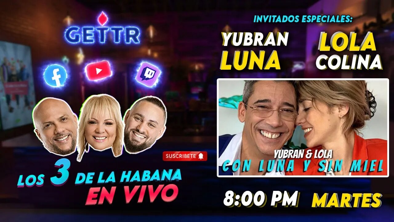 🔴🔥Los 3 de La Habana LIVE 🔥 Yubran Luna y Lola Colina 🔥💪