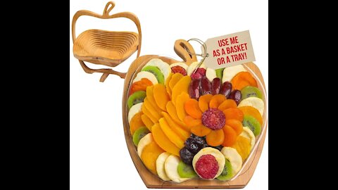 Apple tray that turns into a fruit basket