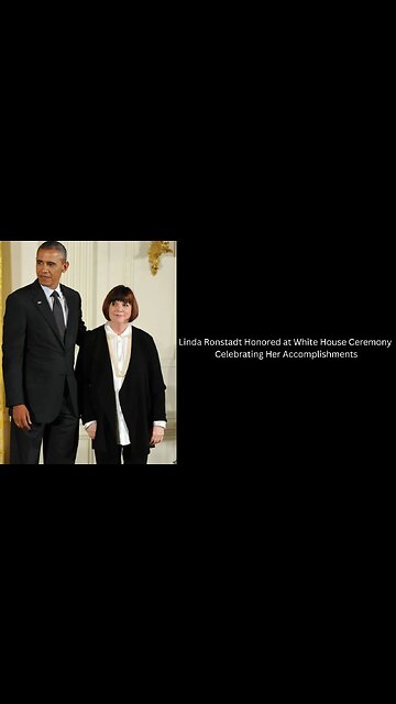 Linda Ronstadt Honored at White House Ceremony - Celebrating Her Accomplishments #shorts #music