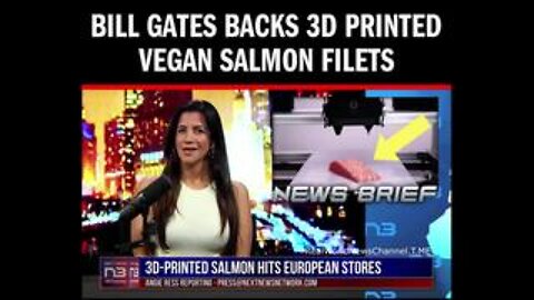 Bill Gates Backs 3D Printed Vegan Salmon Filets