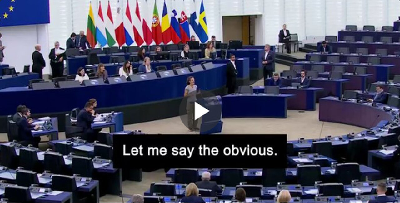 Self-described Antifa social justice activist and German MEP, Carola Rackete...