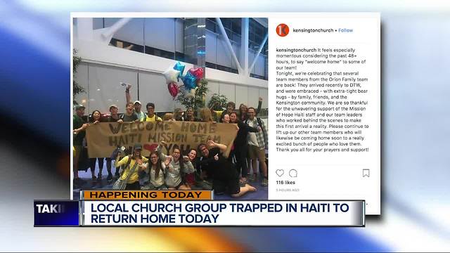 Metro Detroit church group trapped in Haiti to return home