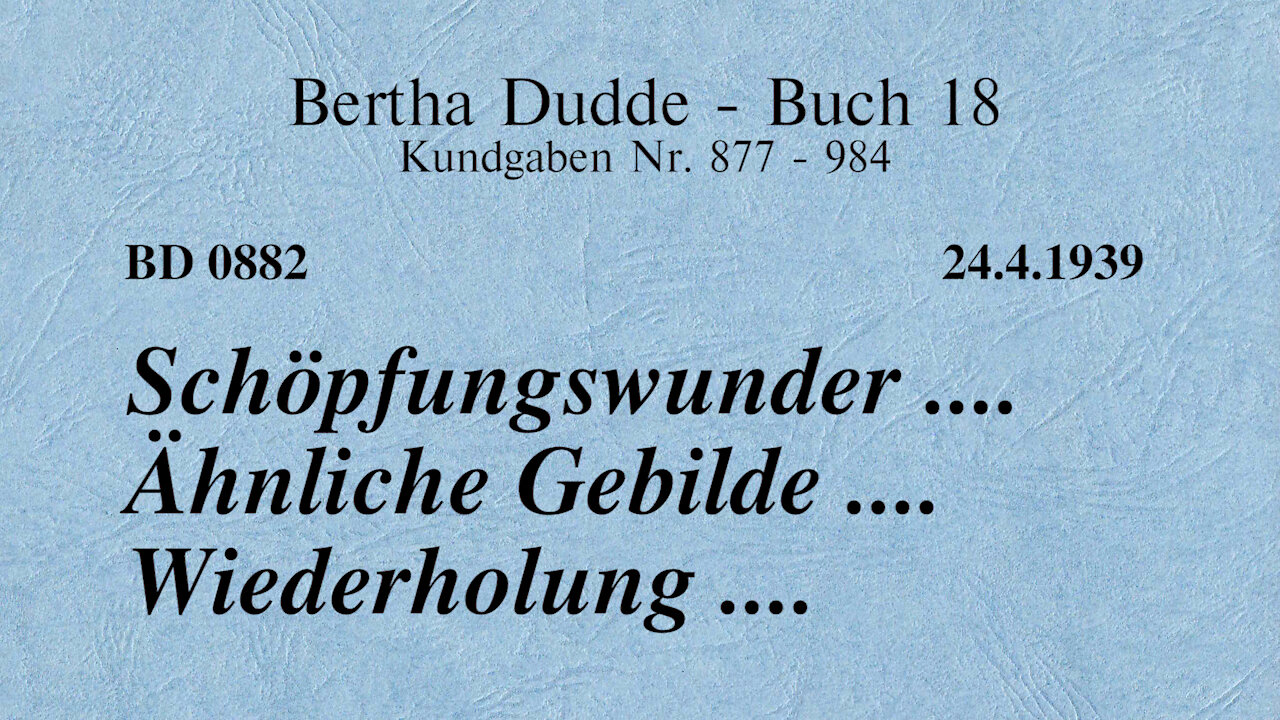 BD 0882 - SCHÖPFUNGSWUNDER .... ÄHNLICHE GEBILDE .... WIEDERHOLUNG ....