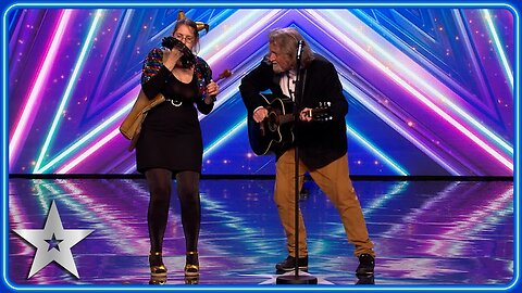 Brian and Krysstal s BRILLIANTLY BIZARRE comedy song _ Unforgettable Audition _ Britain s Got Talent