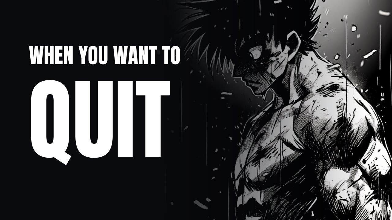 WHEN YOU WANT TO QUIT | HAJIME NO IPPO MOTIVATION | THE 25TH HOUR - REALLY SLOW MOTION #hajimenoippo
