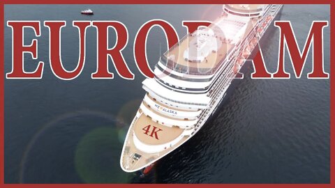 Eurodam Departs Port of Seattle - 4K