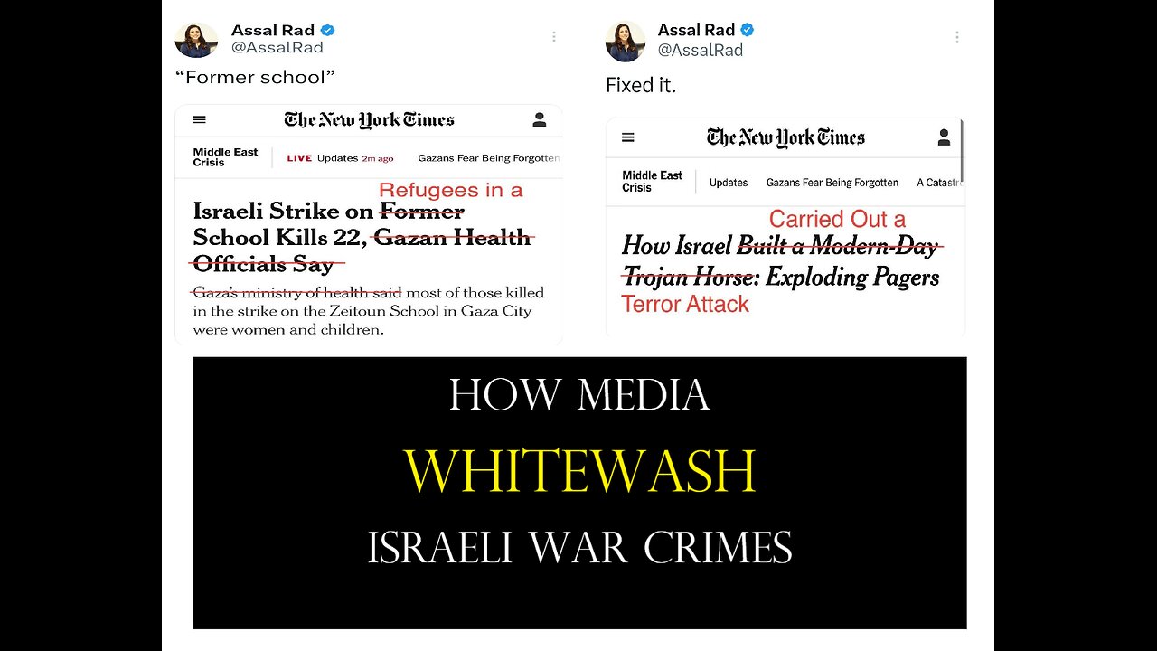 Dr. Assal Rad on How Media Whitewash (and Enable) Israeli War Crimes