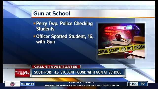 Student accused of carrying gun on grounds of Southport High School