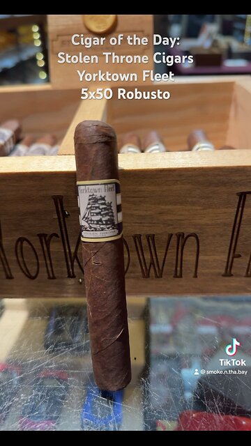 Cigar of the Day: Stolen Throne Yorktown Fleet 5x50 Robusto #Short #Cigars #CigarOfTheDay #Cigar