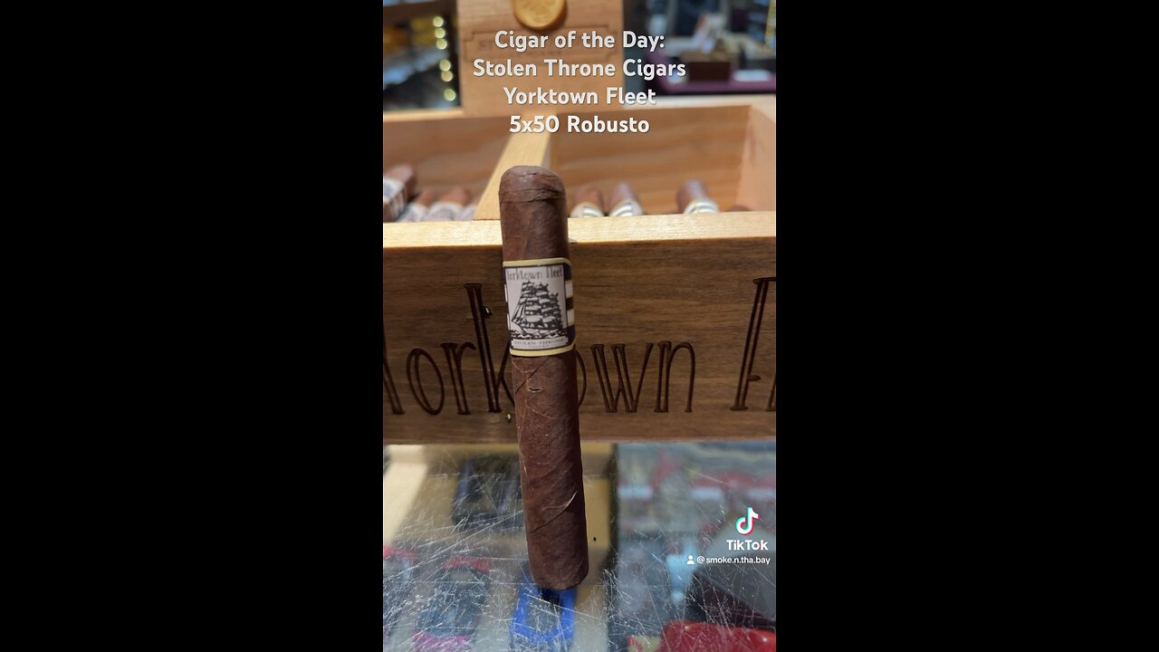 Cigar of the Day: Stolen Throne Yorktown Fleet 5x50 Robusto #Short #Cigars #CigarOfTheDay #Cigar