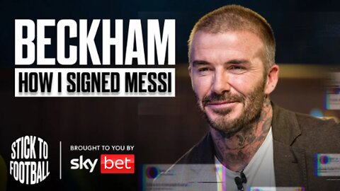 Beckham on Netflix Doc Messi Stick to Football