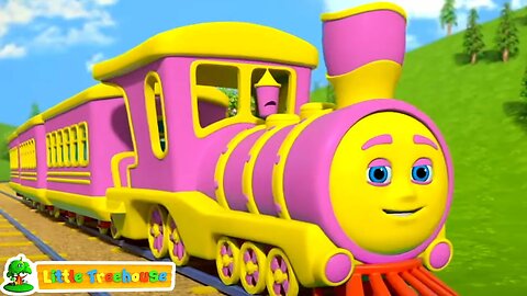 The Wheels On the Train, Taxi & More Vehicle Songs & Rhymes for Kids