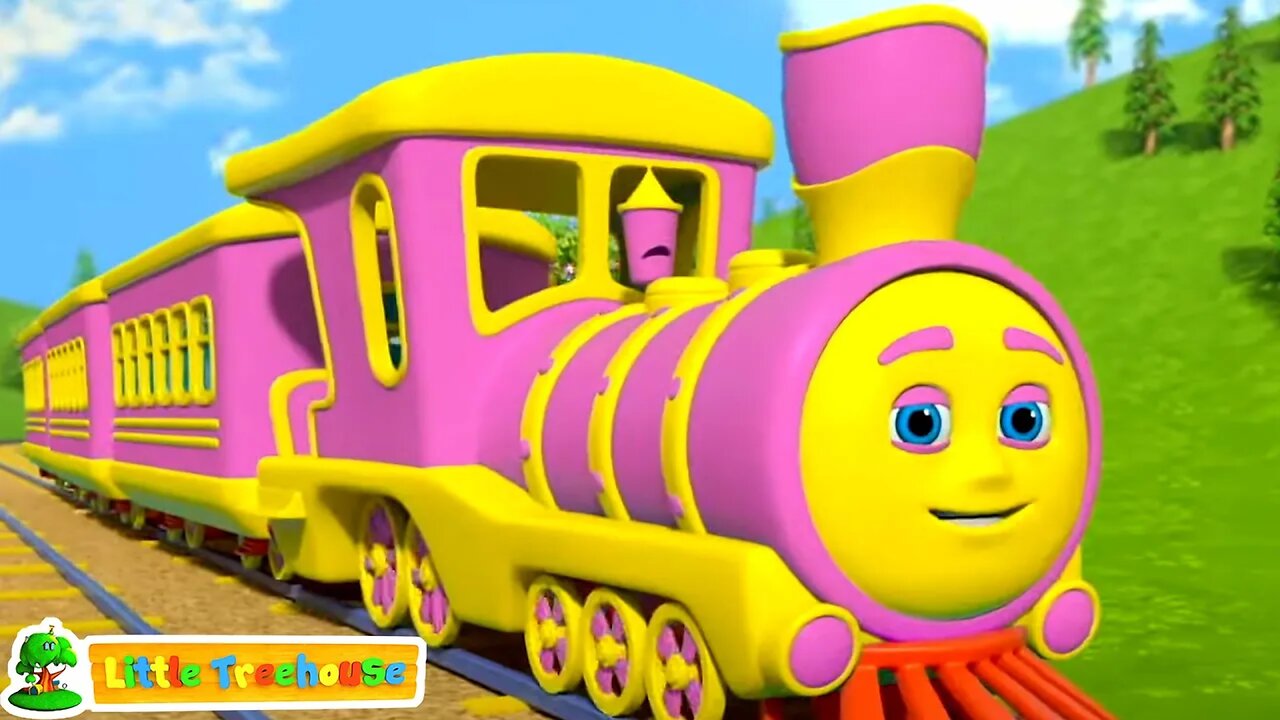 The Wheels On the Train, Taxi & More Vehicle Songs & Rhymes for Kids