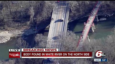 Body found in the White River under a bridge near 75th Street
