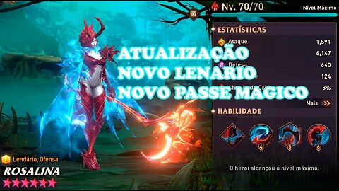 ATUALIZAÇÃO / NOVO LENDARIO / NOVOV PASSE MAGICO / NOVAS FUNÇÕES?