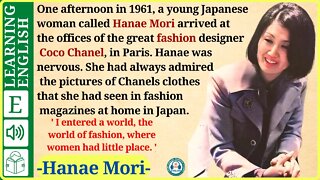 learn English through story level 3 🍁 Hanae Mori | WooEnglish