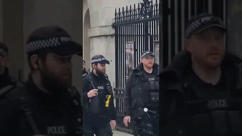 Armed police #horseguardsparade