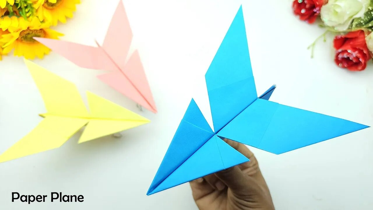 How to Make a Paper Airplane | Origami Plane Making | Easy Paper Crafts Step by Step
