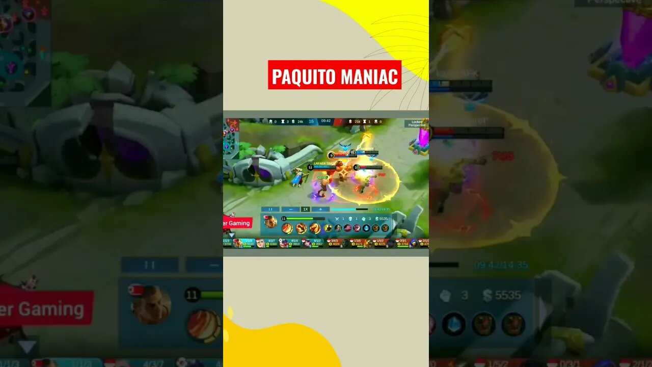 PAQUITO MANIAC #betwing88 #betwing88slotgacor #shorts #shortsyoutube #mlbb #ml #omletarcade